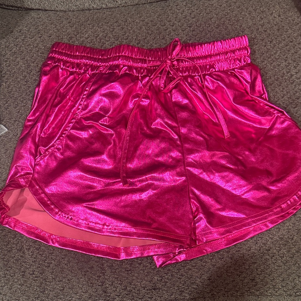 Shiny Pink Women's Shorts